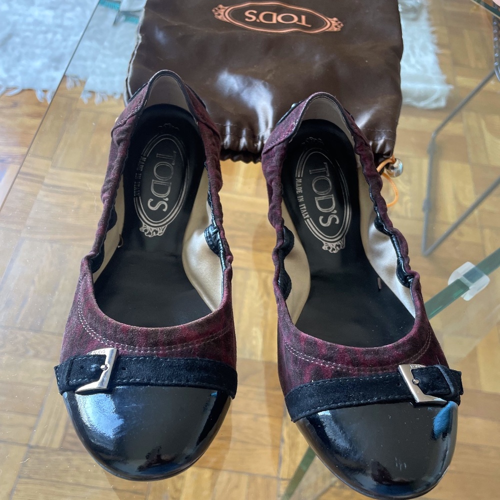 TOD'S BALLERINAS super clean ready to ship with its own original bag